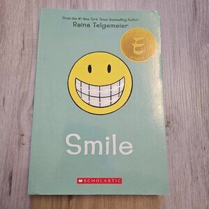 Smile: A Graphic Novel Paperback Book by Raina Telgemeier